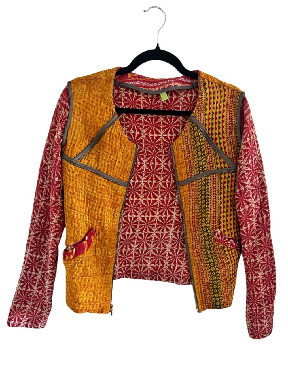Handmade Patchwork Cotton Quilted Jacket